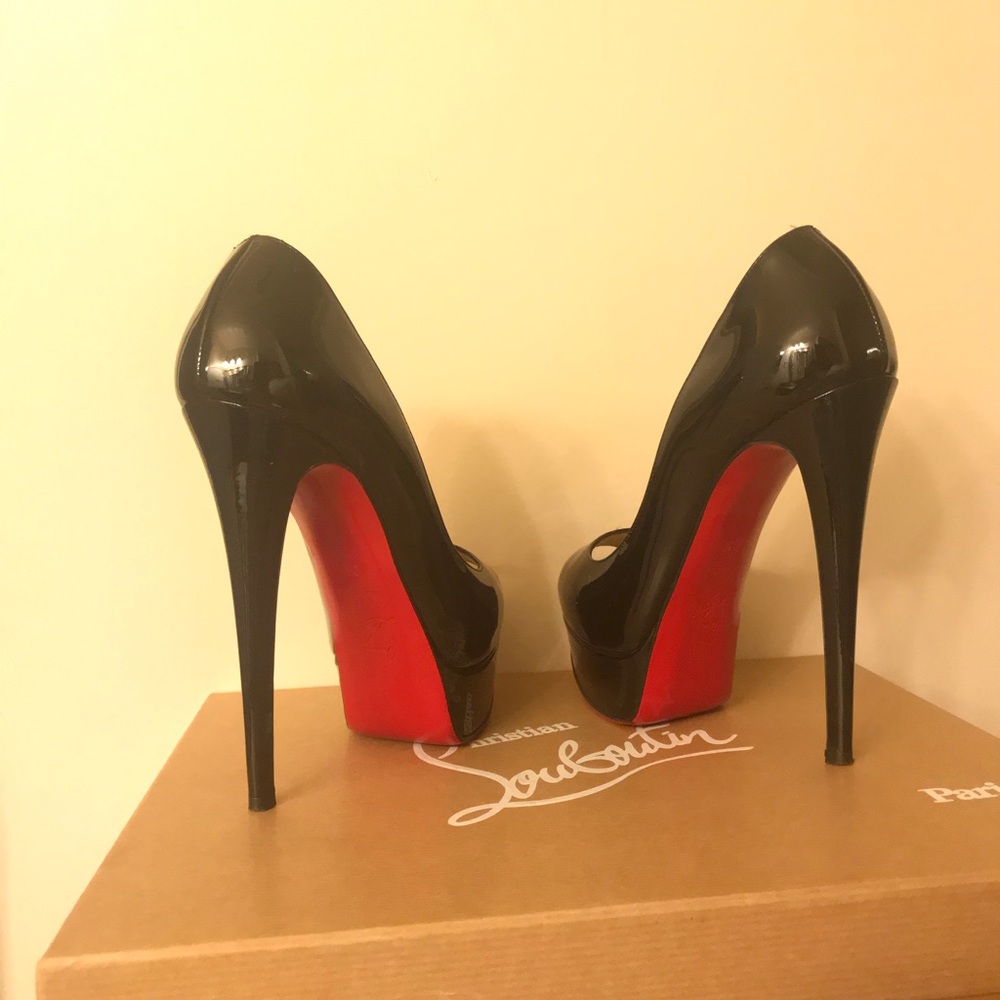 Lady peep 150 patent calf in black